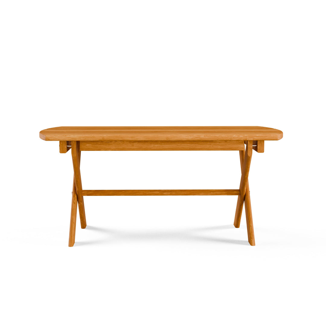 Folding Oval Coffee Table – Red Cedar by Keystone Amish Co.