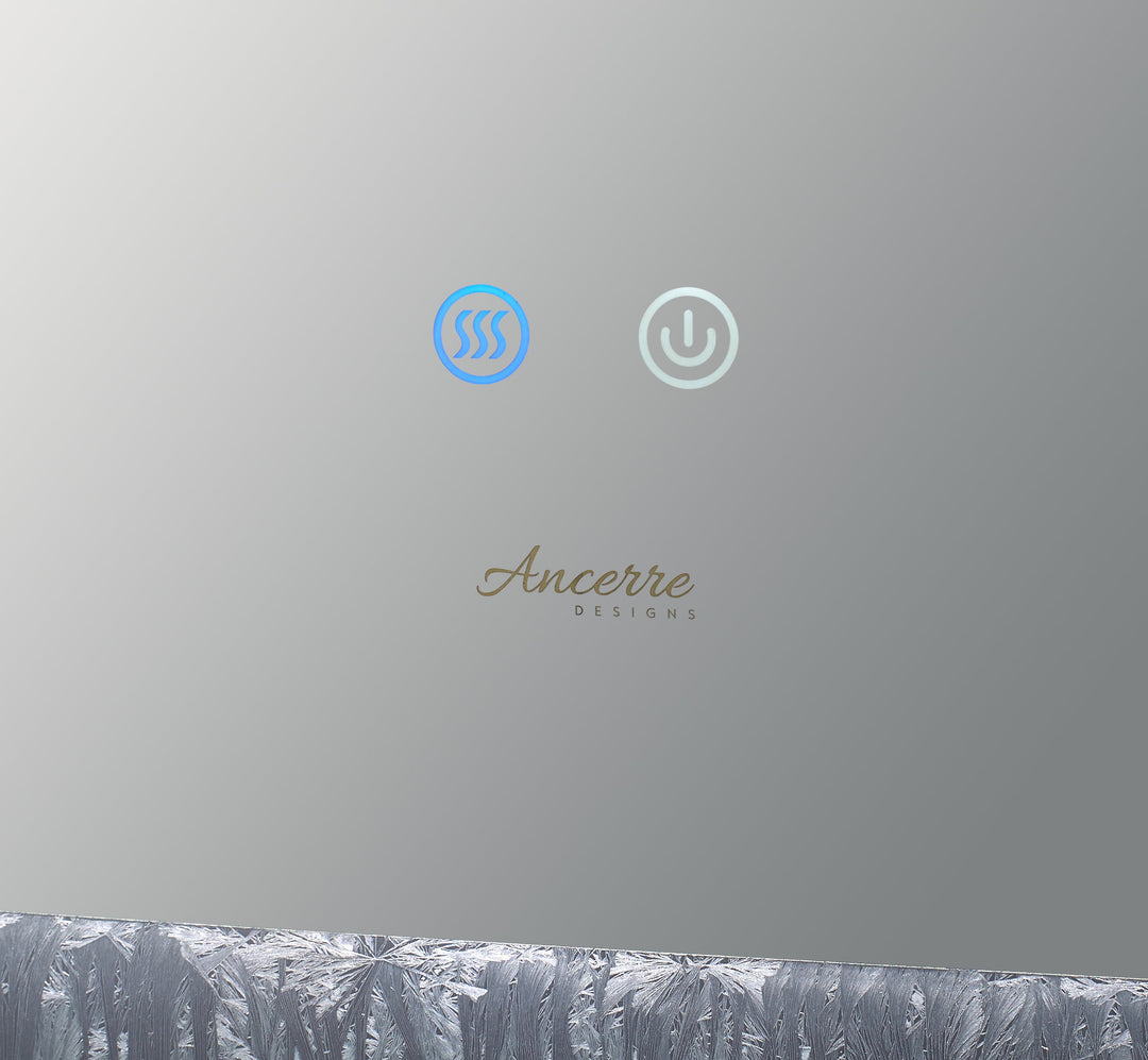 Frysta LED Frameless Rectangular Mirror with Dimmer & Defogger