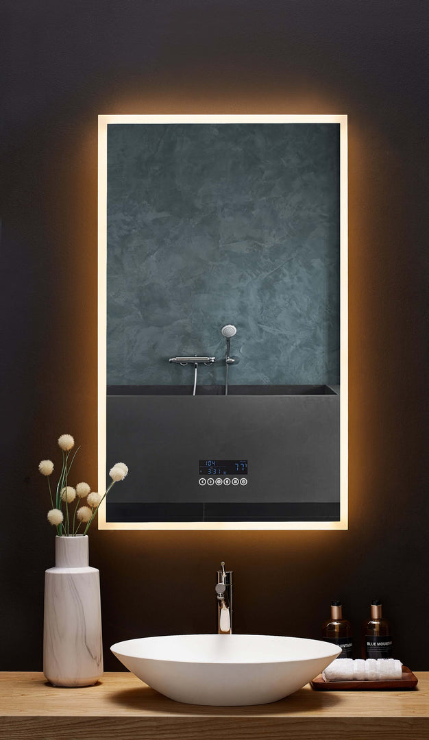 Immersion LED Vanity Mirror with Bluetooth, Defogger & Digital Display