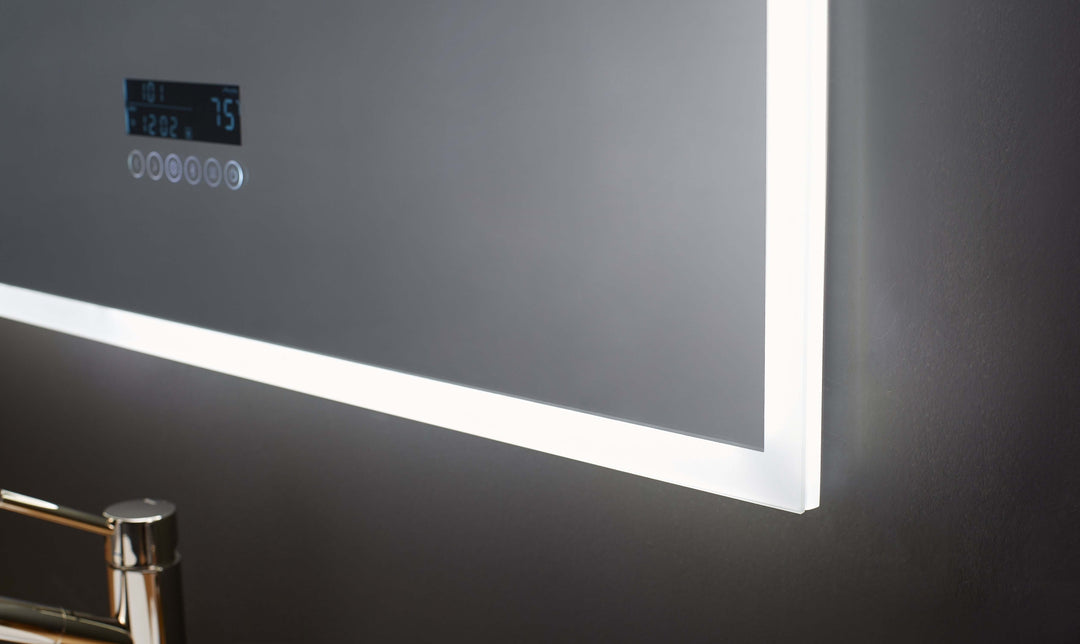 Immersion LED Vanity Mirror with Bluetooth, Defogger & Digital Display