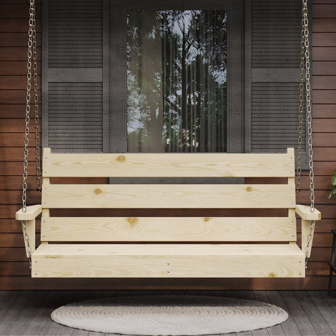 Lewisburg Solid Wood Porch Swing by Keystone Amish Co.