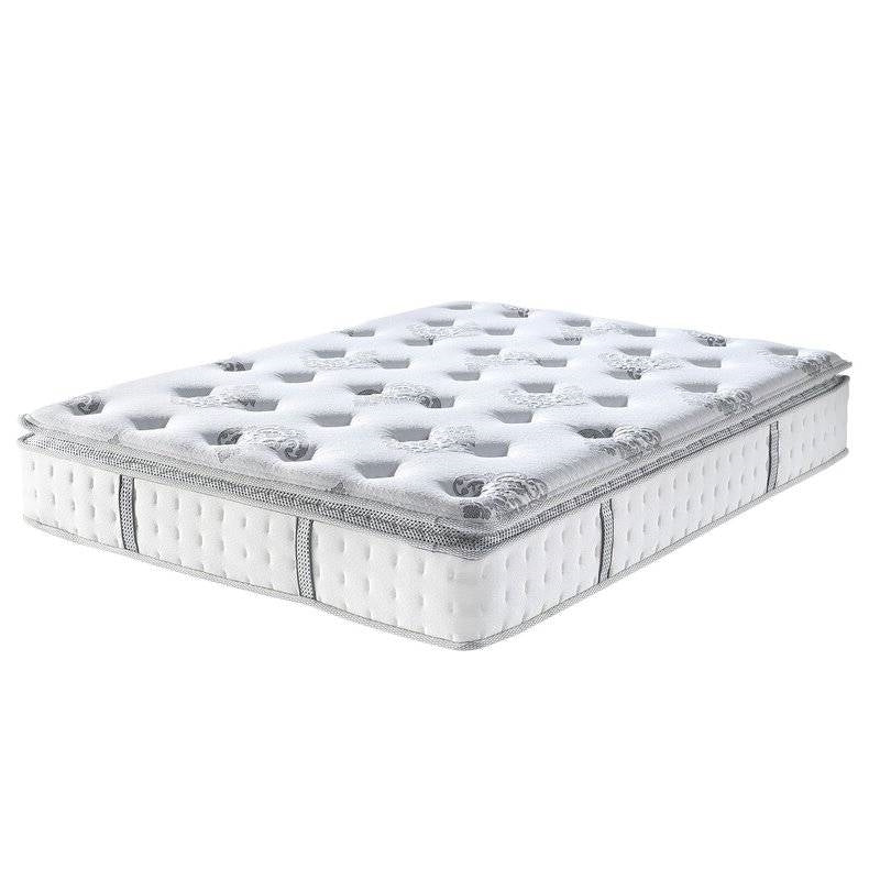 12" King Hybrid Pillow Top Mattress, Medium Firm