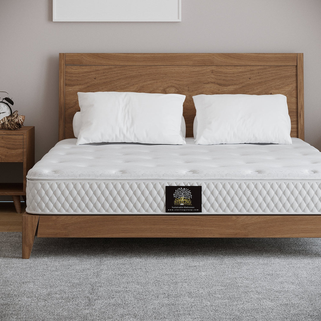 Sterling Eco-Luxury Natural Latex Mattress – 100% Talalay Latex with Customizable Comfort