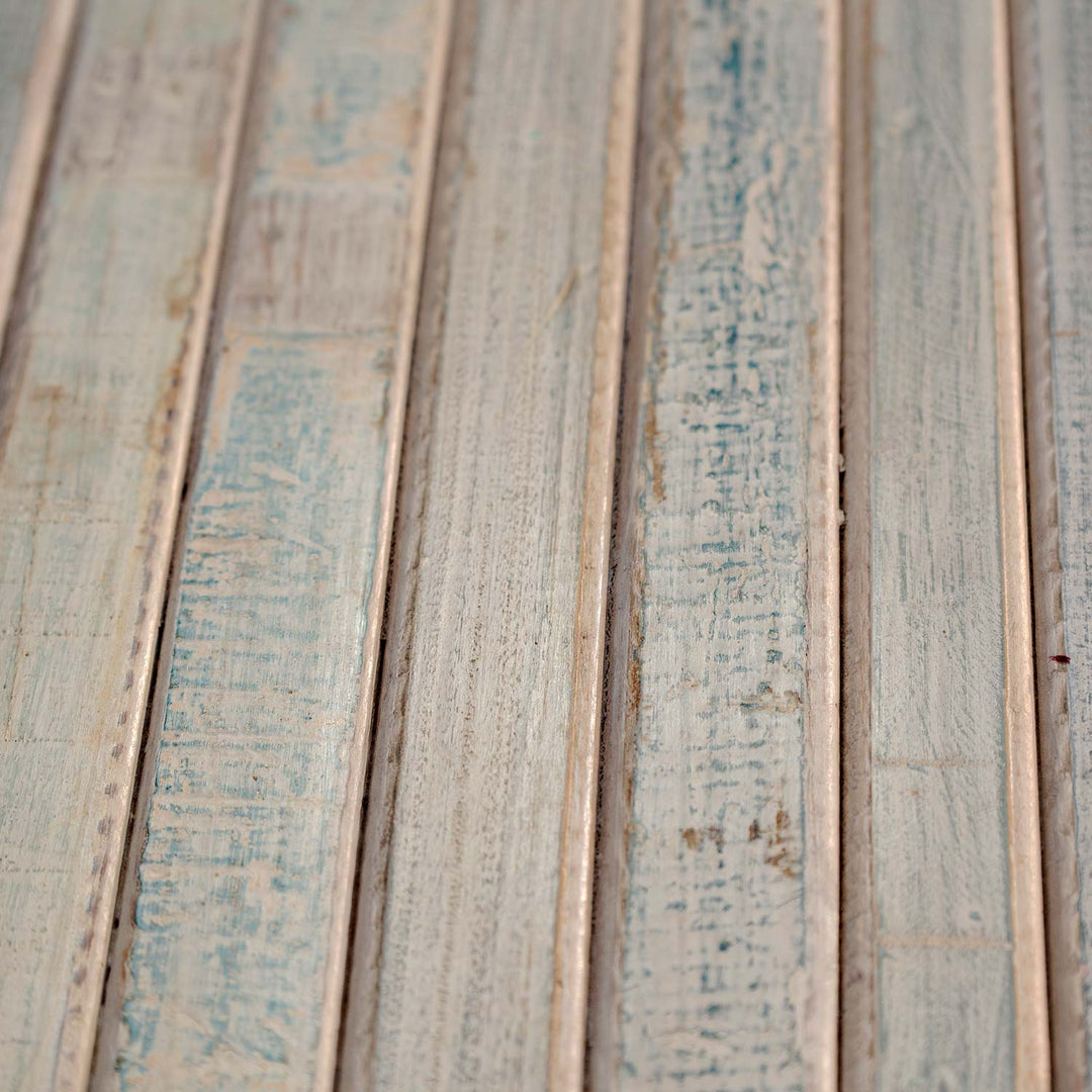 Coastal Reclaimed Wood Coffee Table – Distressed White, 59"