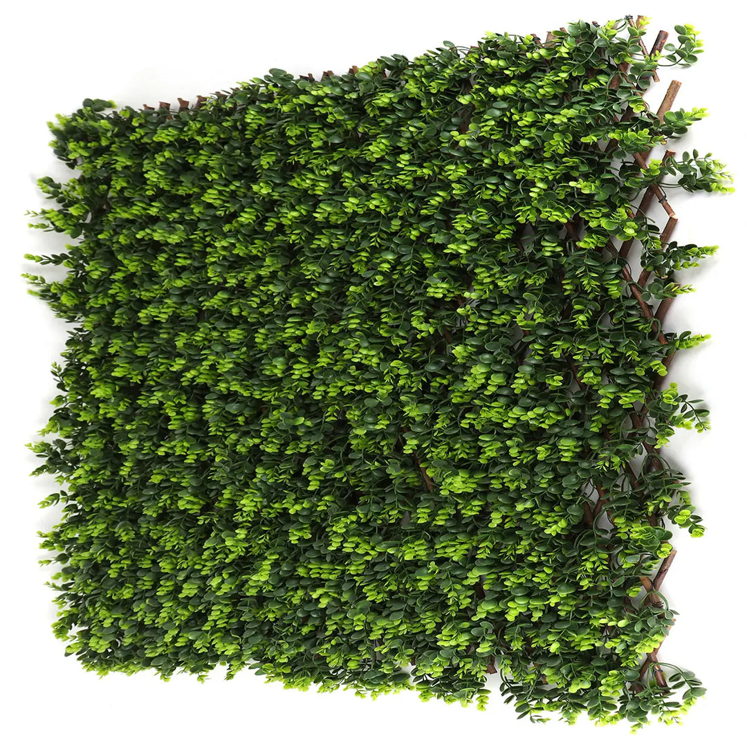 Wintergreen Trellis - Expandable Faux Greenery Privacy Lattice