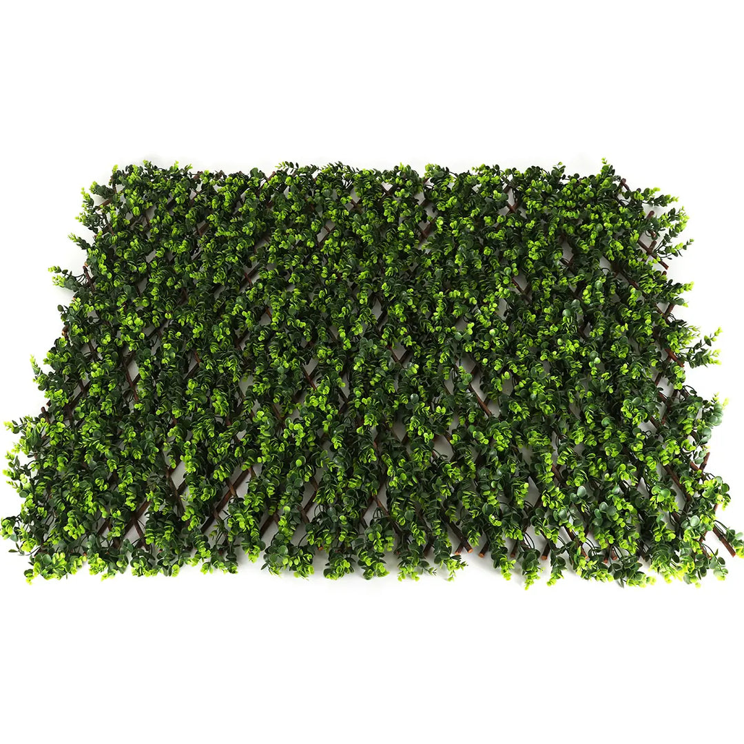 Wintergreen Trellis - Expandable Faux Greenery Privacy Lattice