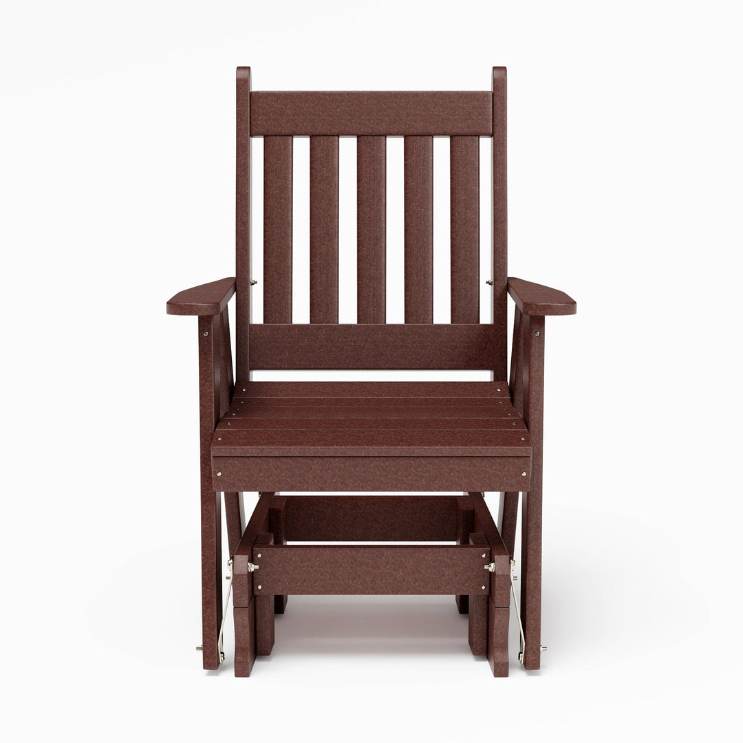 Franklin Recycled Plastic Glider Chair – Keystone Amish Co.