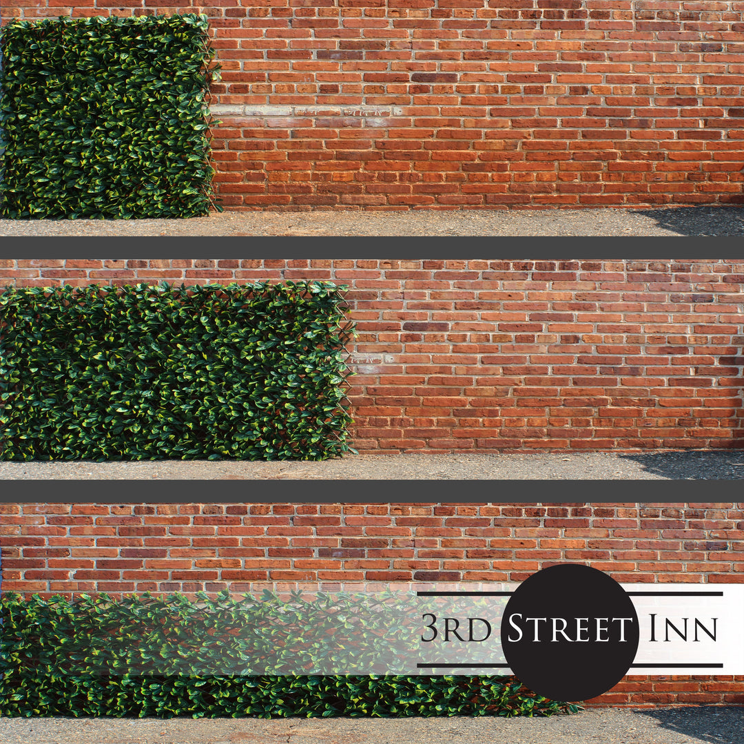 Yellow Rose Rattan Greenery Trellis - Expandable Faux Lattice