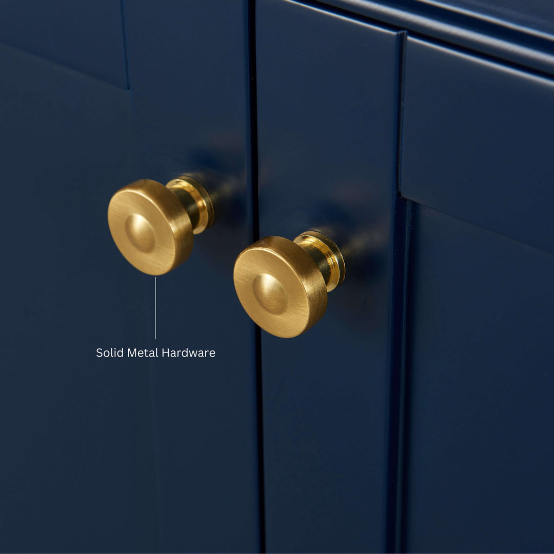 Audrey French Classic Handcrafted Vanity with Marble or Quartz Top