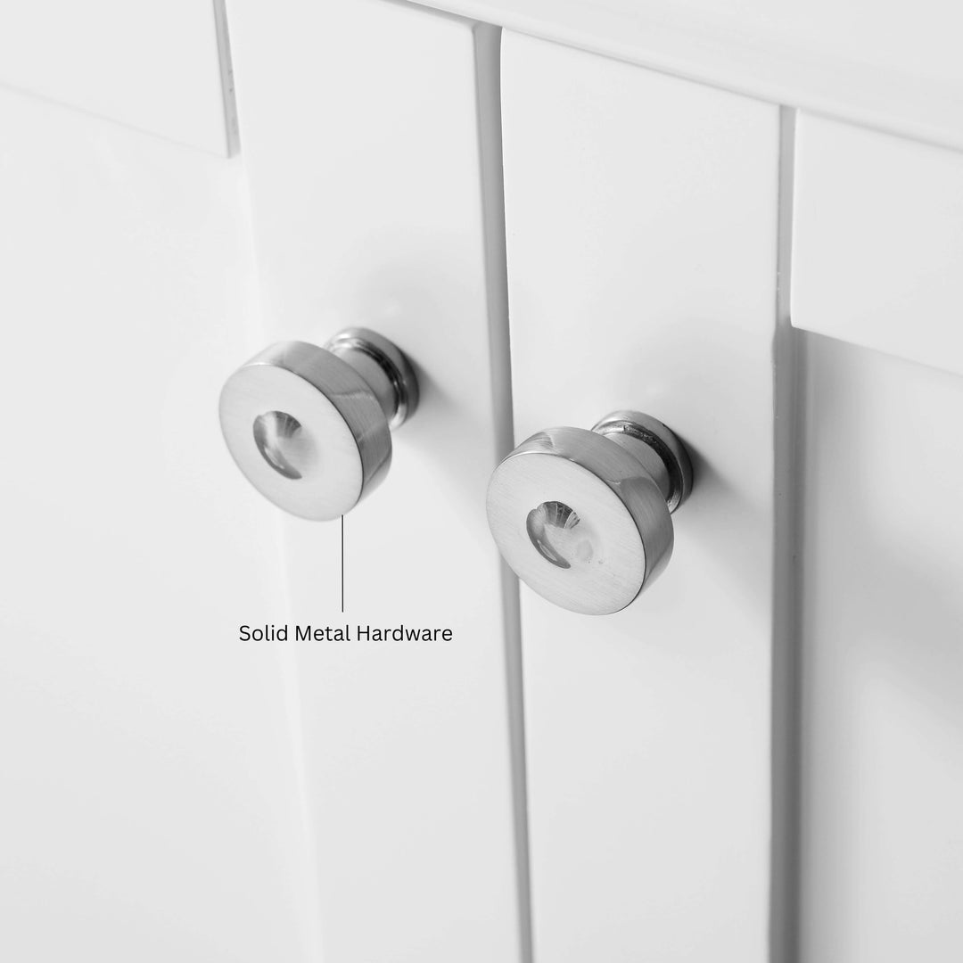 Audrey French Classic Handcrafted Vanity with Marble or Quartz Top