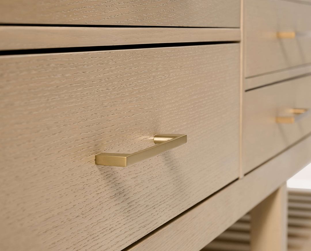 Elizabeth Transitional Handcrafted Vanity with Marble or Quartz Top