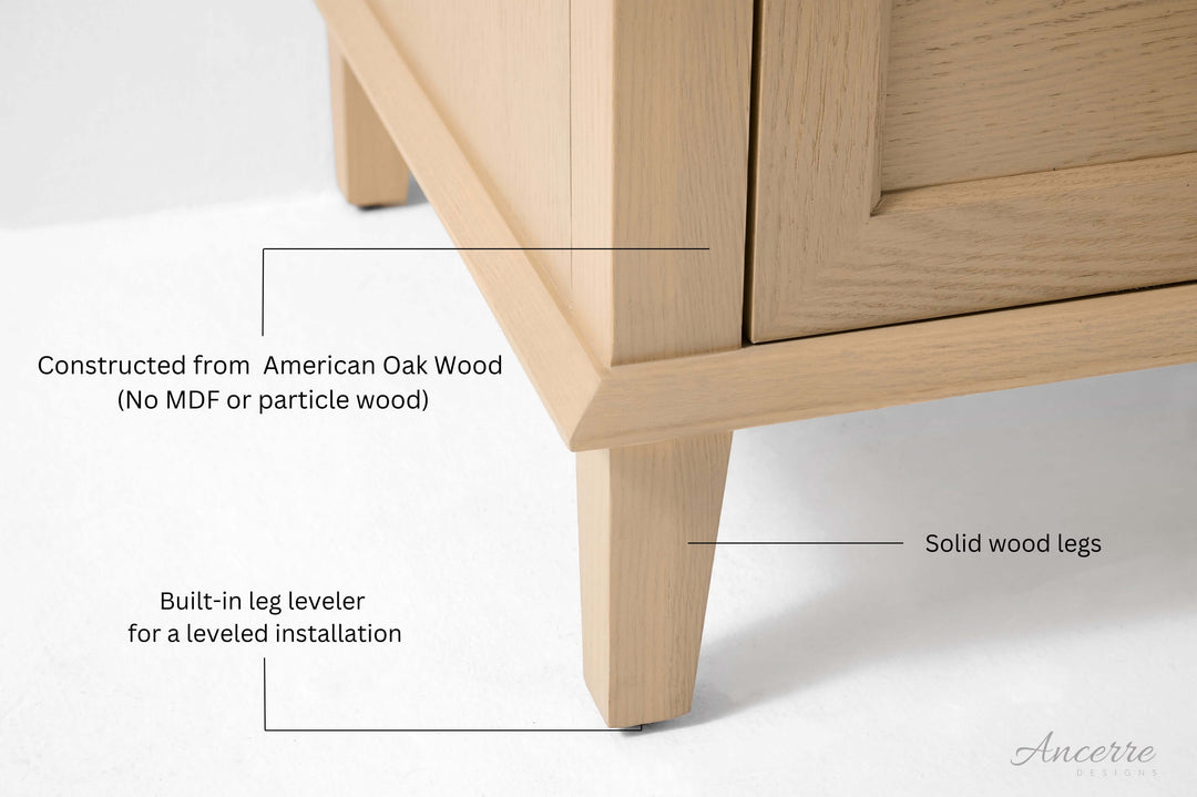 Hannah 42" & 48" Bathroom Vanity Set - Solid Wood with Quartz Top