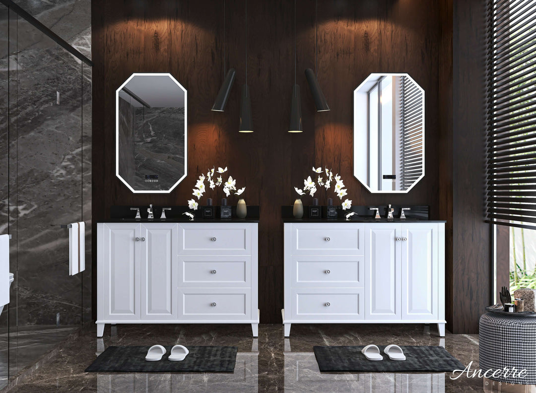 Hannah 42" & 48" Bathroom Vanity Set - Solid Wood with Quartz Top