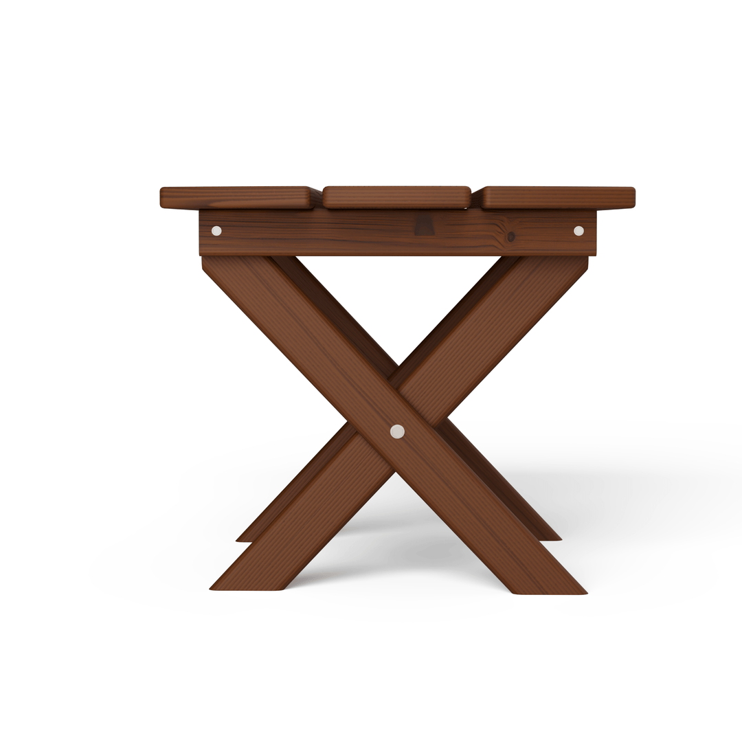 Folding Oval End Table – Yellow Pine by Keystone Amish Co.