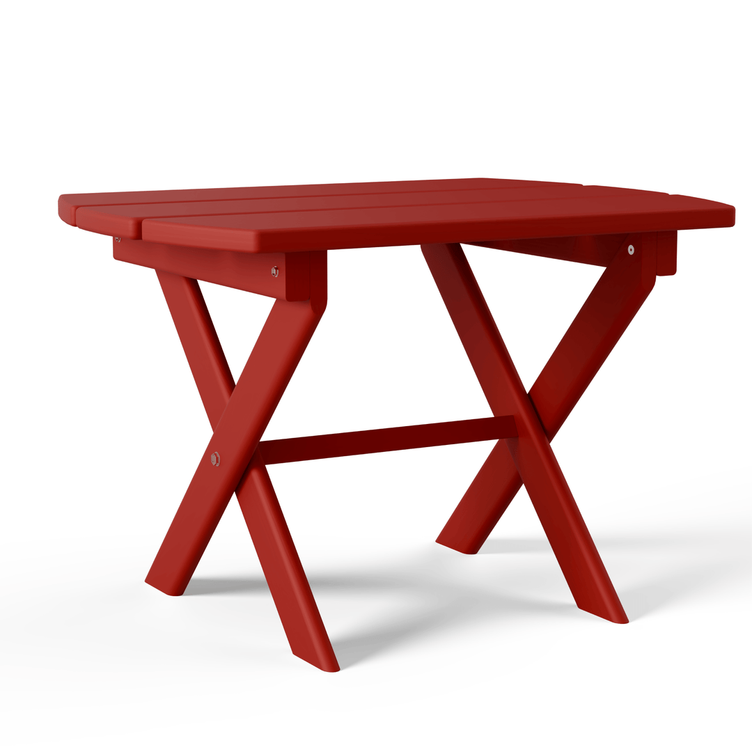 Folding Oval End Table – Yellow Pine by Keystone Amish Co.