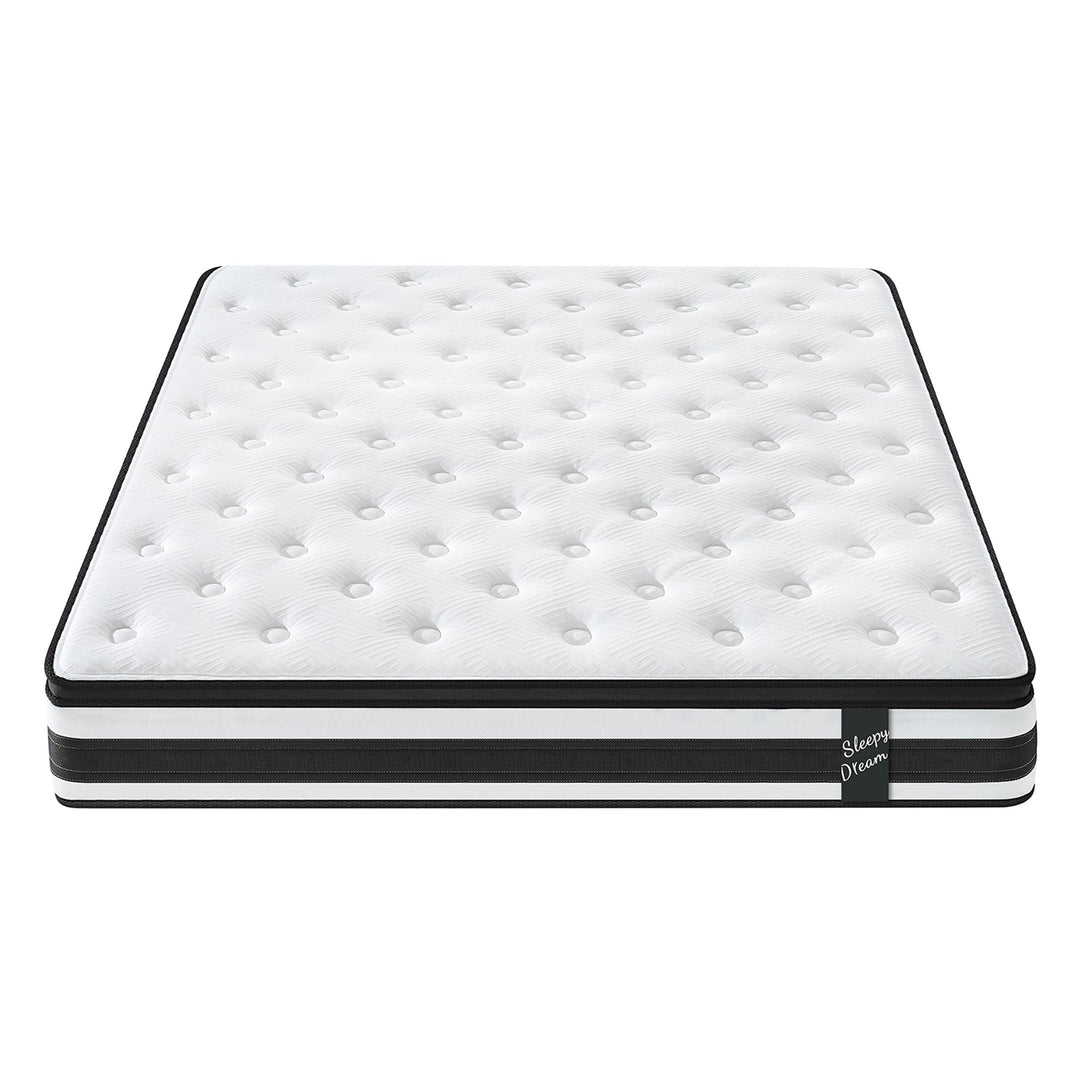 12" Queen Hybrid Mattress with Memory Foam & Cool Oeko-Tex Cover