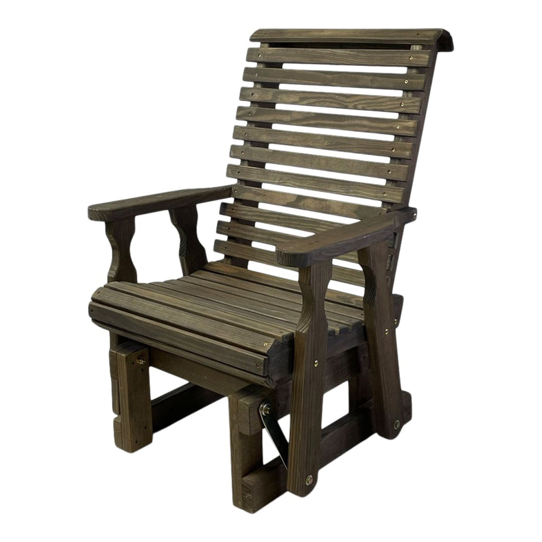 High Back Roll Back Glider Chair – 600 lb Capacity by Amish Casual