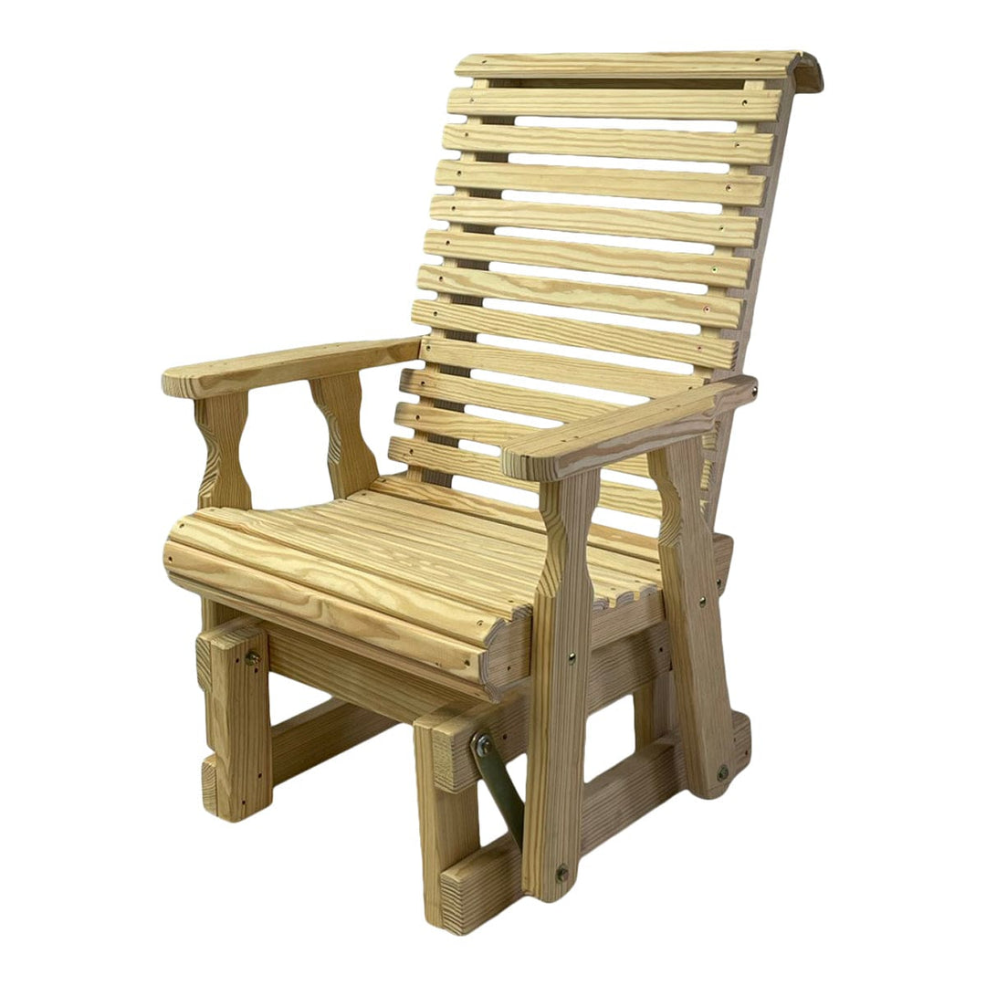 High Back Roll Back Glider Chair – 600 lb Capacity by Amish Casual