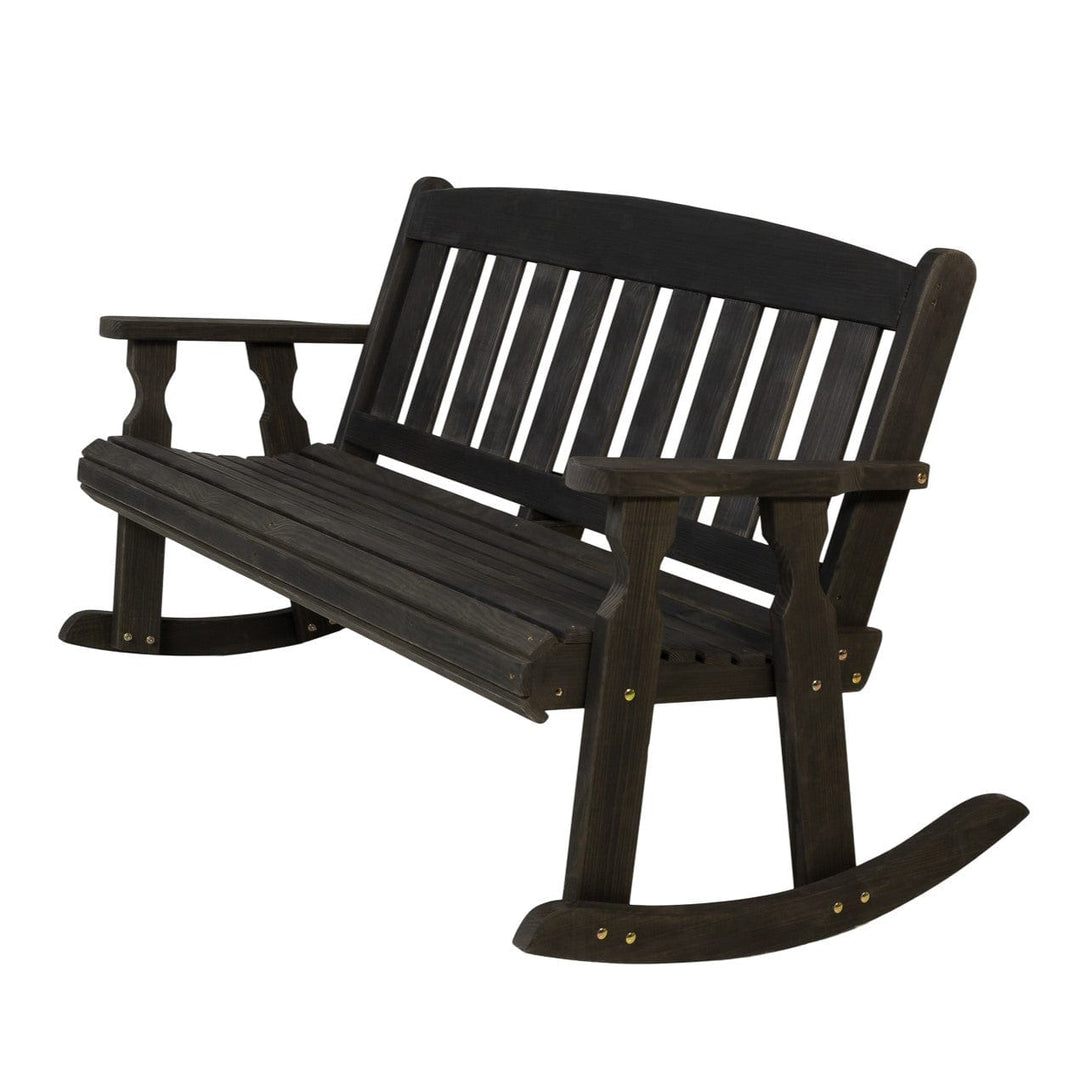 Mission-Style Double Rocker – 800 lb Capacity, Treated Pine by Amish Casual