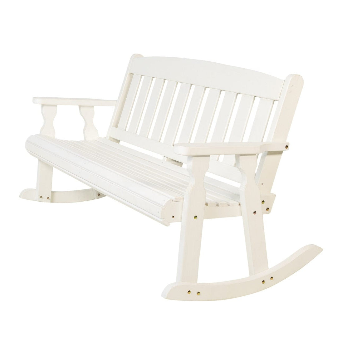 Mission-Style Double Rocker – 800 lb Capacity, Treated Pine by Amish Casual