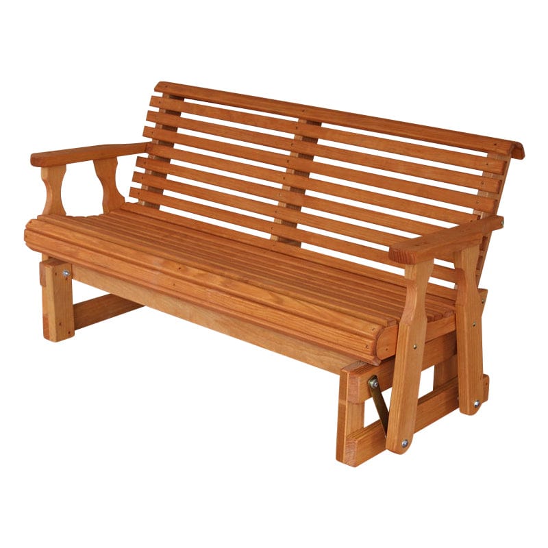4' Heavy Duty Roll Back Porch Glider – Treated Pine by Amish Casual