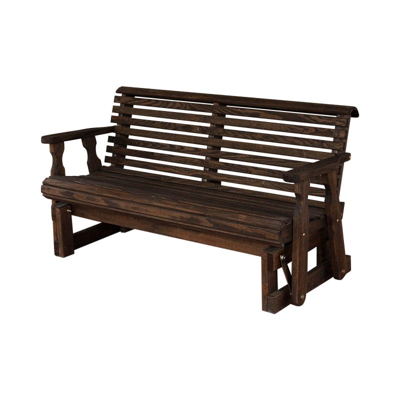 4' Heavy Duty Roll Back Porch Glider – Treated Pine by Amish Casual