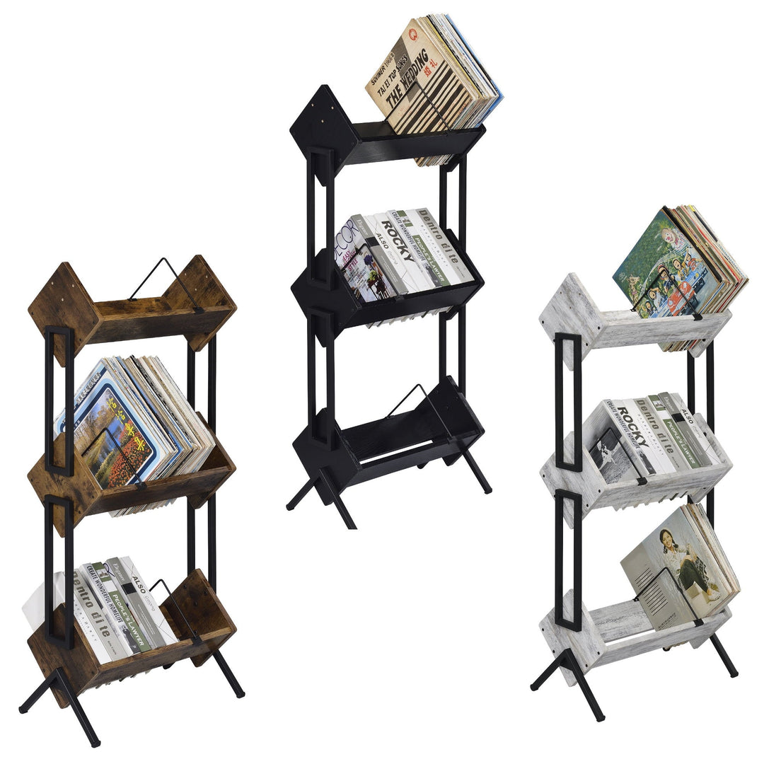 Musiea BX300 3-Tier Vinyl Record & Media Organizer
