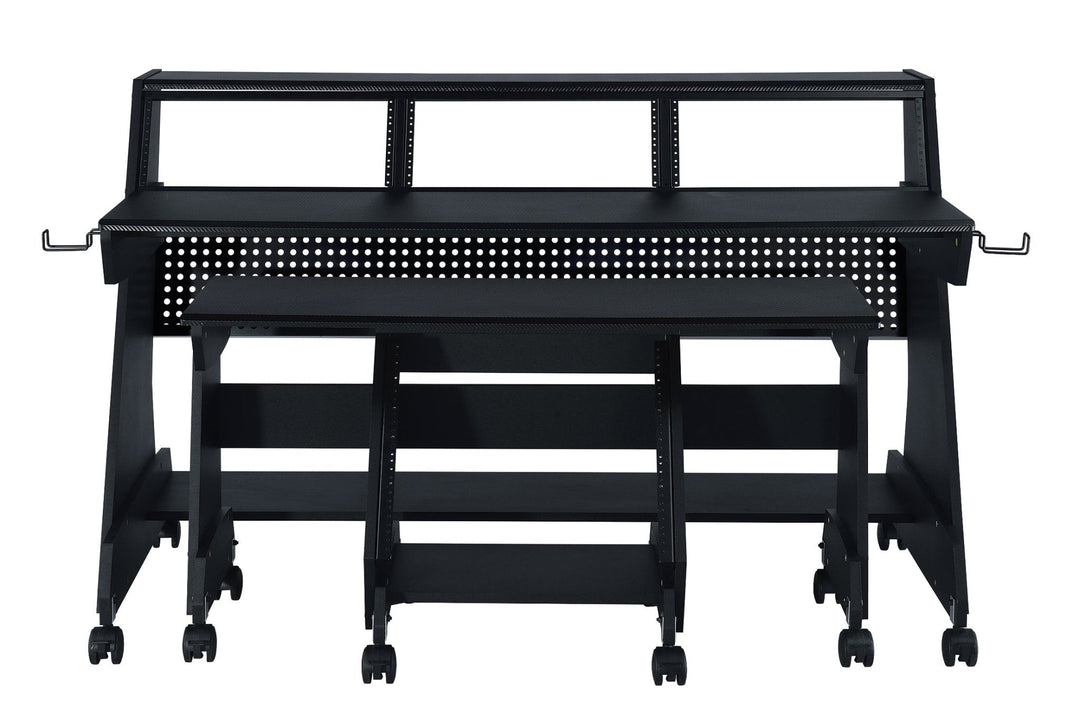 Musiea EX88 Studio Desk for 88-Key Keyboards with Rack Cabinet