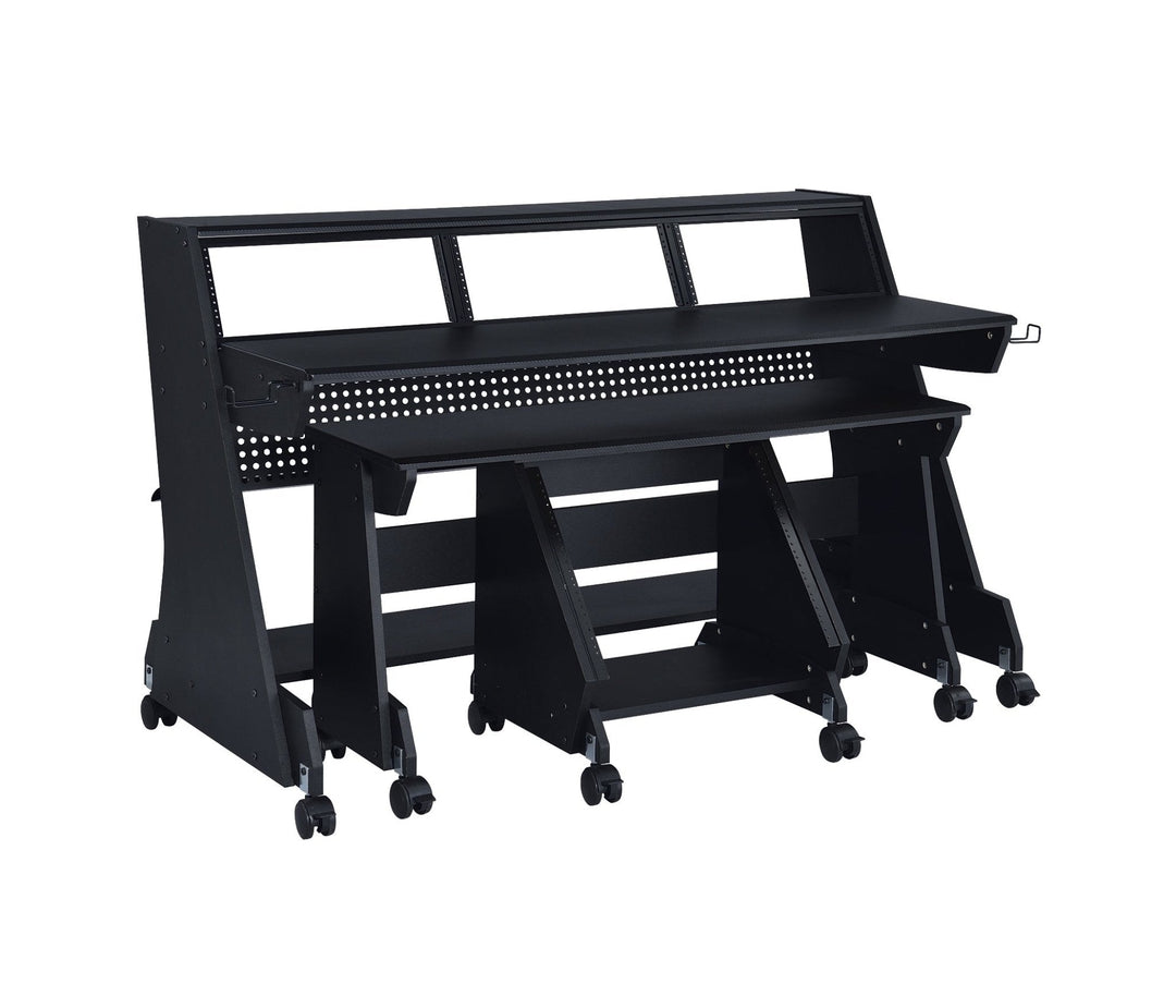 Musiea EX88 Studio Desk for 88-Key Keyboards with Rack Cabinet