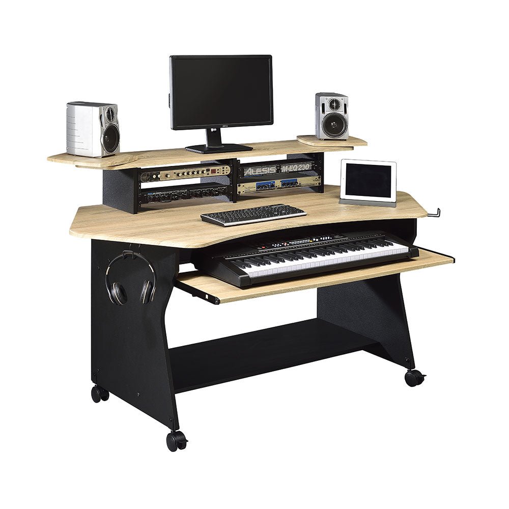 Musiea IM100 Studio Desk with Dual 4U Rack Bays